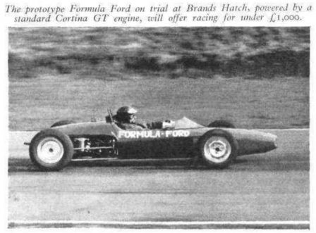 La première Formule Ford